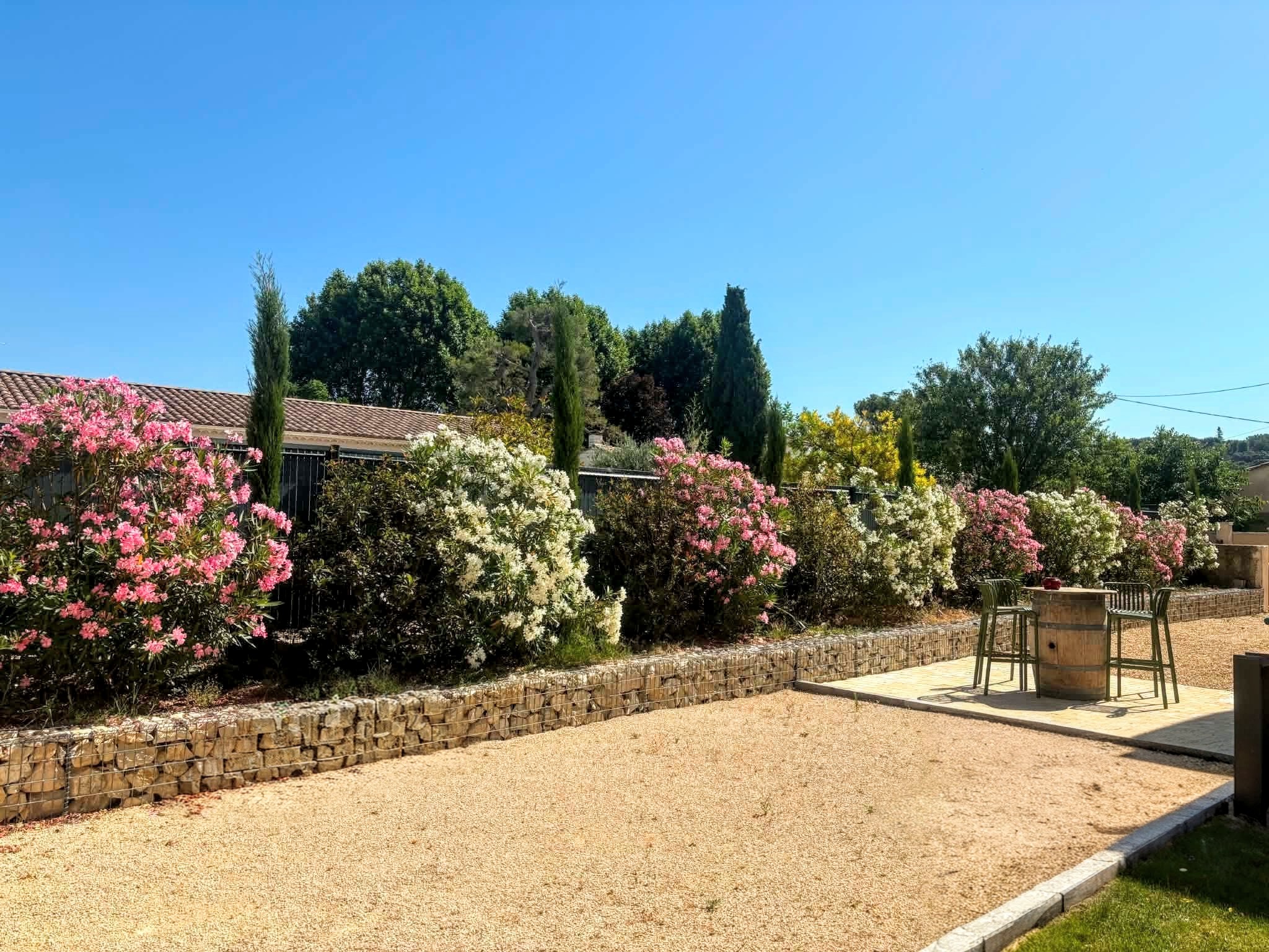 Débroussaillage et remise en état d'un jardin à Châteaurenard